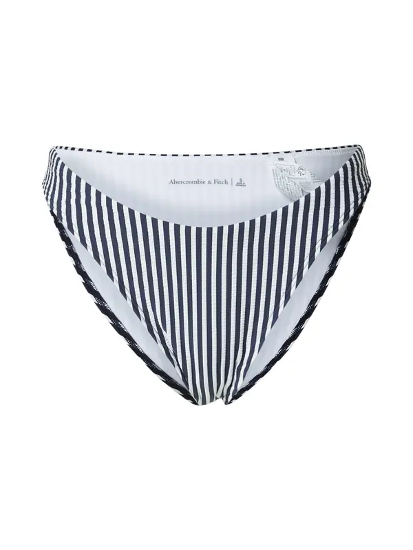 Abercrombie & Fitch Abercrombie & Fitch Bikini donji dio  mornarsko plava / bijela