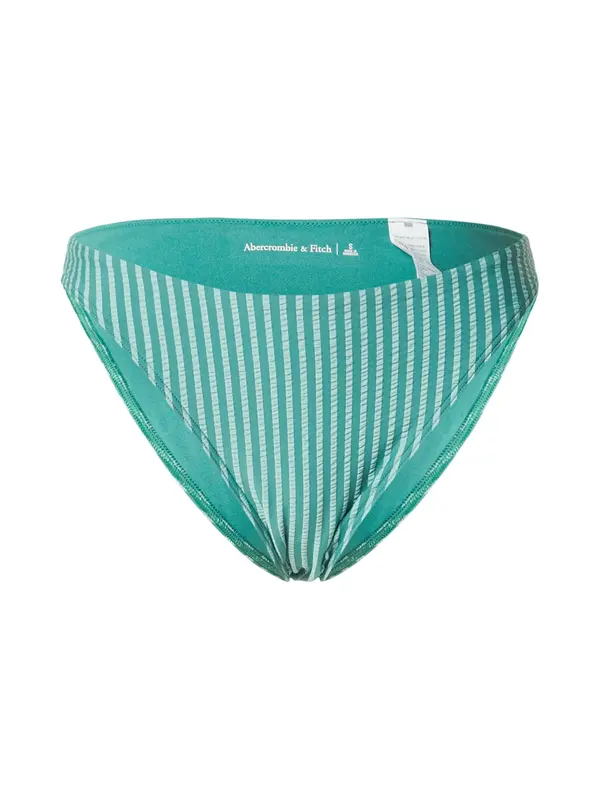 Abercrombie & Fitch Abercrombie & Fitch Bikini donji dio  smaragdno zelena / svijetlozelena