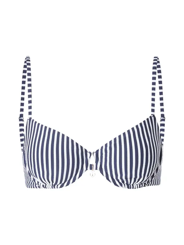 Abercrombie & Fitch Abercrombie & Fitch Bikini gornji dio  mornarsko plava / bijela