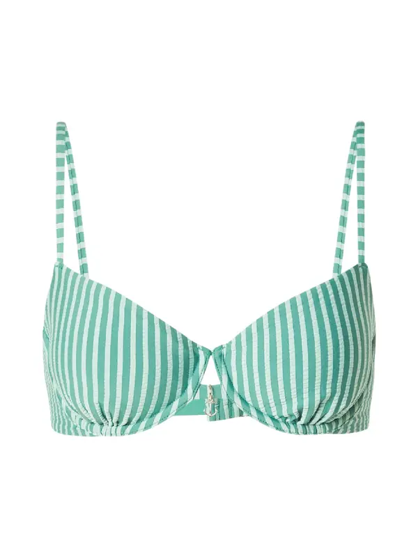Abercrombie & Fitch Abercrombie & Fitch Bikini gornji dio  tirkiz / bijela