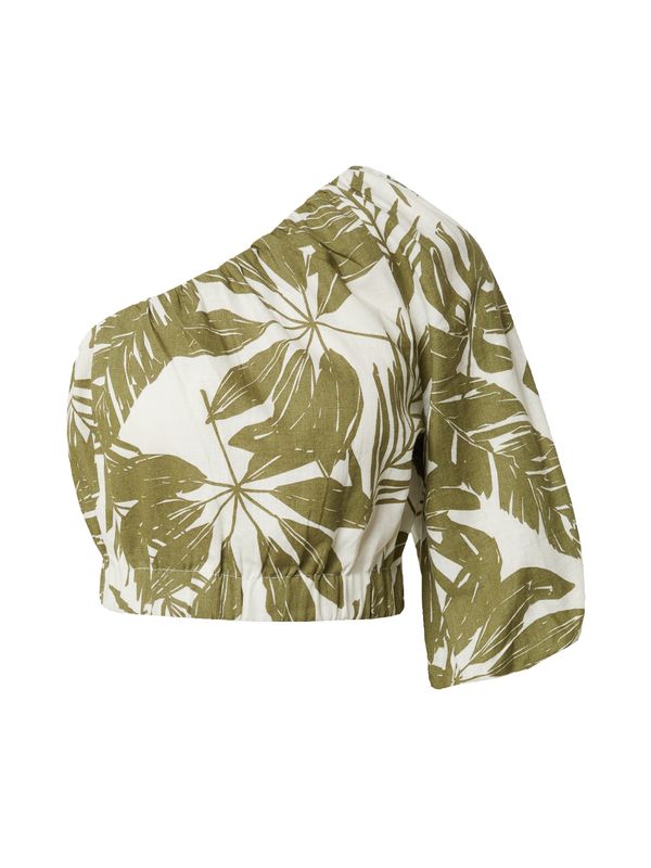 Abercrombie & Fitch Abercrombie & Fitch Bluza  kaki / bijela