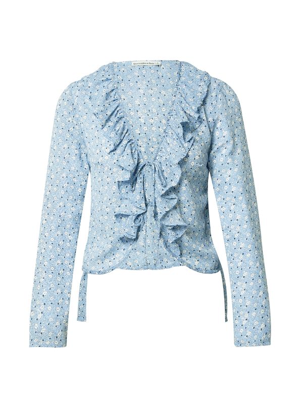 Abercrombie & Fitch Abercrombie & Fitch Bluza  plava / bijela