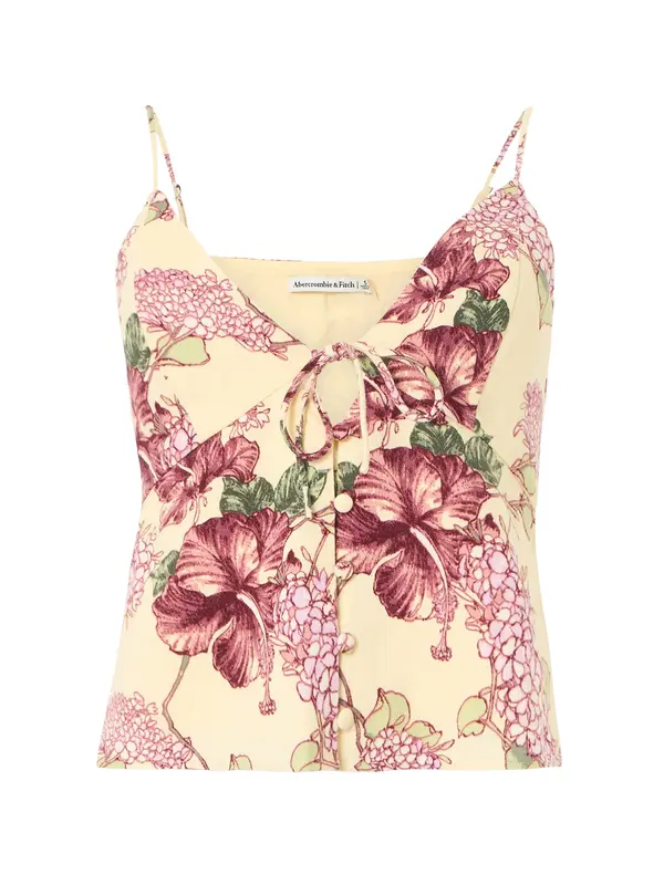 Abercrombie & Fitch Abercrombie & Fitch Bluza  žuta / zelena / roza / bordo