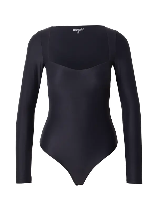 Abercrombie & Fitch Abercrombie & Fitch Bodi majica  crna