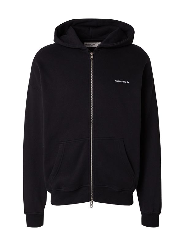 Abercrombie & Fitch Abercrombie & Fitch Gornji dio trenirke  crna / bijela