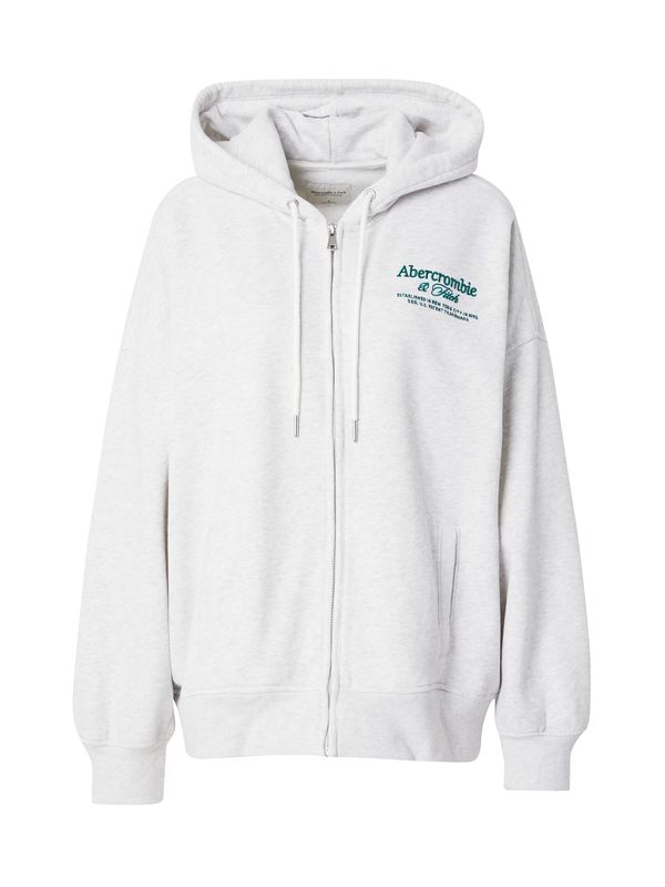 Abercrombie & Fitch Abercrombie & Fitch Gornji dio trenirke  siva melange / žad