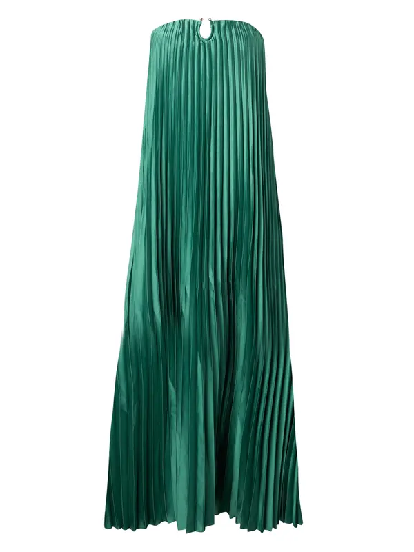 Abercrombie & Fitch Abercrombie & Fitch Haljina 'GISELLE'  smaragdno zelena