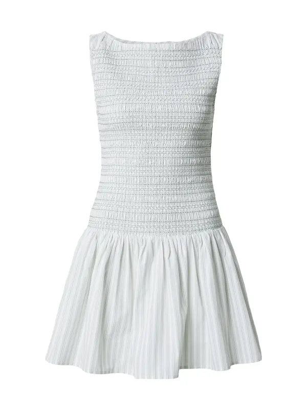 Abercrombie & Fitch Abercrombie & Fitch Haljina  siva / bijela