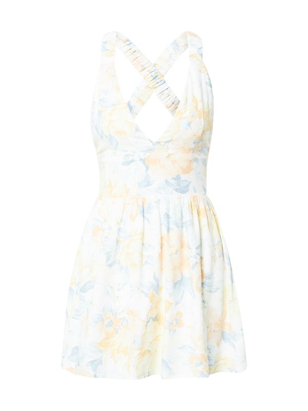 Abercrombie & Fitch Abercrombie & Fitch Haljina  svijetloplava / breskva / bijela