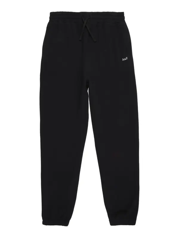 Abercrombie & Fitch Abercrombie & Fitch Hlače 'ESSENTIAL'  crna