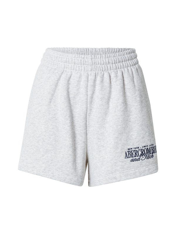 Abercrombie & Fitch Abercrombie & Fitch Hlače  mornarsko plava / siva