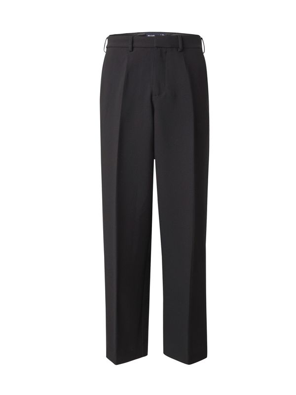 Abercrombie & Fitch Abercrombie & Fitch Hlače na crtu  crna