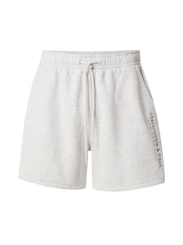 Abercrombie & Fitch Abercrombie & Fitch Hlače  tamo siva / siva melange