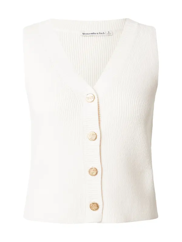 Abercrombie & Fitch Abercrombie & Fitch Kardigan bez rukava  boja pijeska