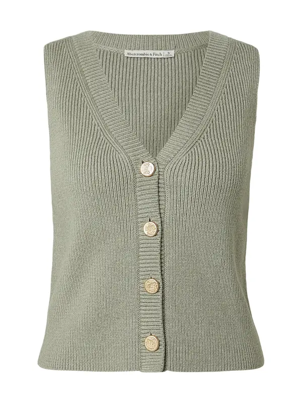 Abercrombie & Fitch Abercrombie & Fitch Kardigan bez rukava  pastelno zelena