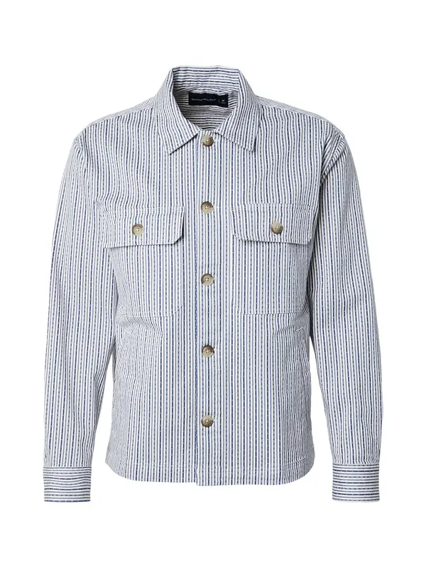 Abercrombie & Fitch Abercrombie & Fitch Košulja  plava / golublje plava / bijela