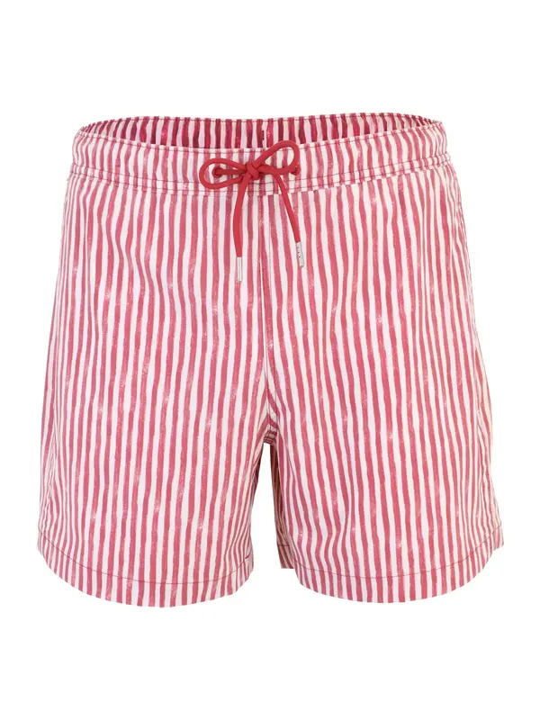 Abercrombie & Fitch Abercrombie & Fitch Kupaće hlače  crvena / bijela