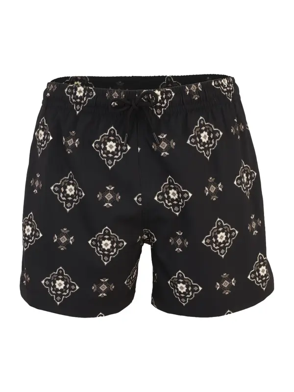 Abercrombie & Fitch Abercrombie & Fitch Kupaće hlače  smeđa / crna / bijela
