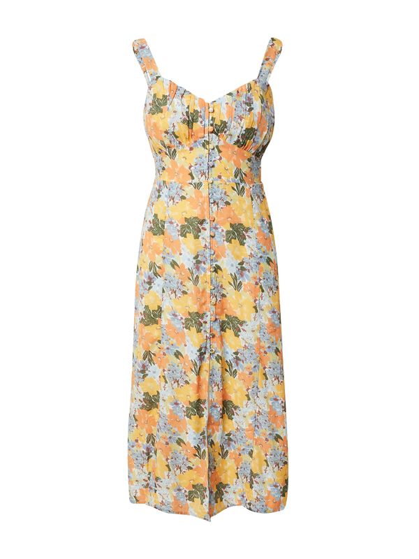 Abercrombie & Fitch Abercrombie & Fitch Ljetna haljina  svijetloplava / žuta / zelena / narančasta