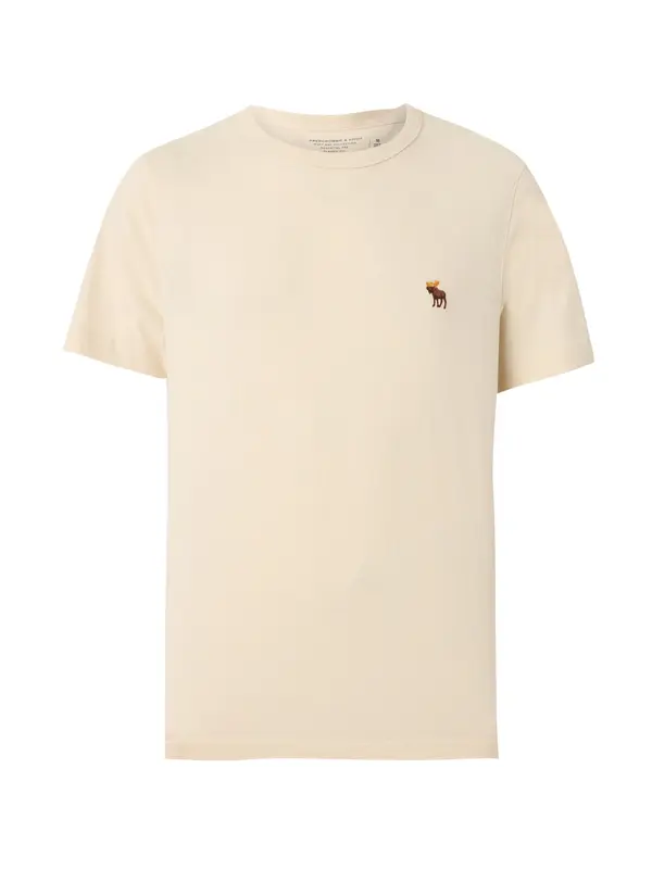 Abercrombie & Fitch Abercrombie & Fitch Majica 'CLASSIC ESSENTIAL'  pijesak