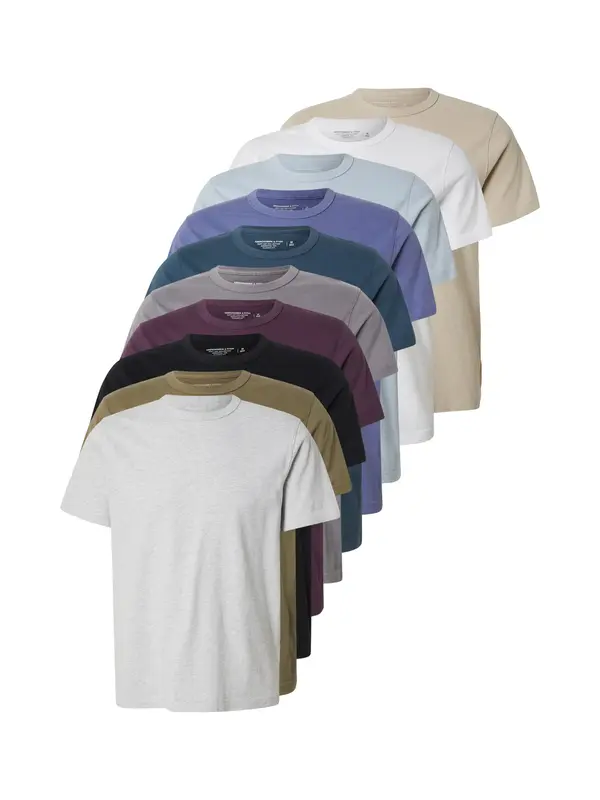 Abercrombie & Fitch Abercrombie & Fitch Majica 'CLASSIC ESSENTIAL'  pijesak / crno plava / svijetloplava / čokolada / siva / kaki / smaragdno zelena / crna / bijela / bij