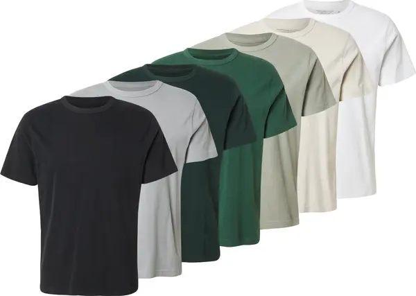 Abercrombie & Fitch Abercrombie & Fitch Majica 'Classic Essential'  siva / zelena / crna / bijela