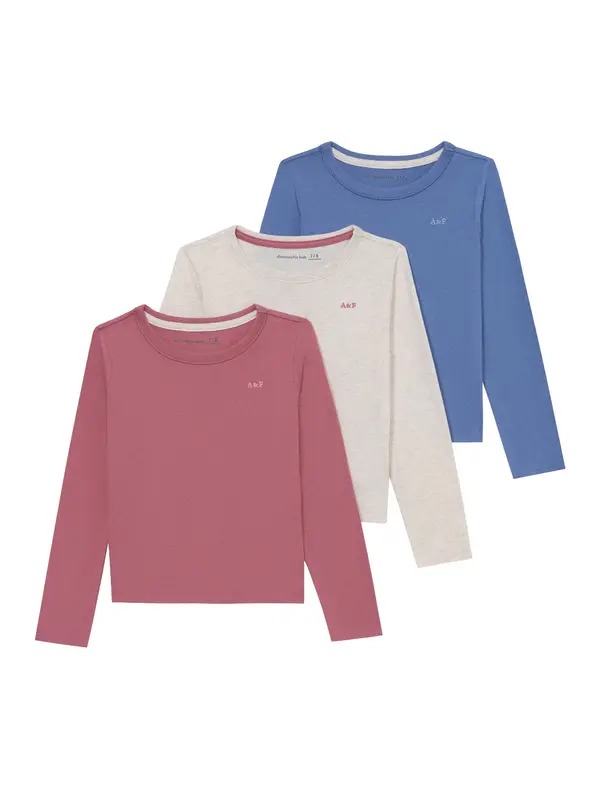 Abercrombie & Fitch Abercrombie & Fitch Majica  kraljevsko plava / bež siva / magenta