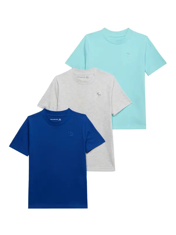 Abercrombie & Fitch Abercrombie & Fitch Majica  kraljevsko plava / svijetloplava / siva