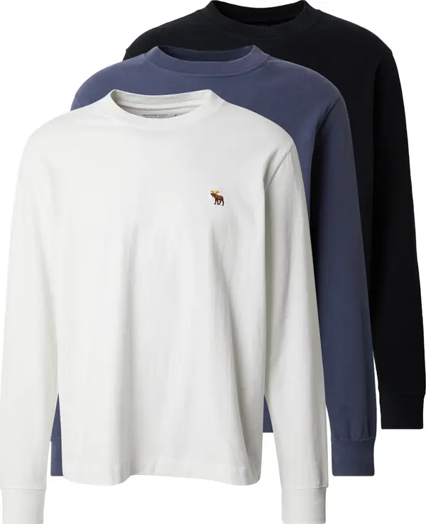 Abercrombie & Fitch Abercrombie & Fitch Majica  mornarsko plava / crna / bijela