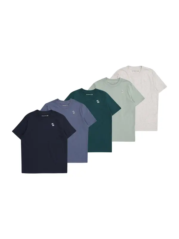 Abercrombie & Fitch Abercrombie & Fitch Majica  mornarsko plava / safirno plava / svijetlosiva / menta
