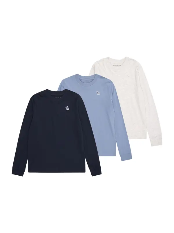 Abercrombie & Fitch Abercrombie & Fitch Majica  morsko plava / opal / bijela