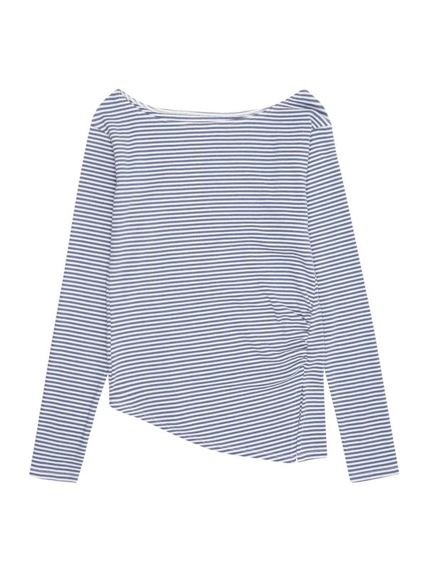 Abercrombie & Fitch Abercrombie & Fitch Majica  plava / bijela