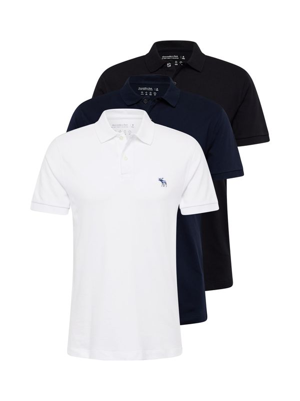 Abercrombie & Fitch Abercrombie & Fitch Majica  plava / noćno plava / crna / bijela