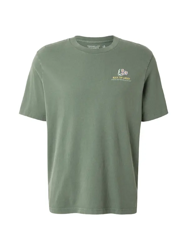 Abercrombie & Fitch Abercrombie & Fitch Majica  plava / zelena / menta / ciglasto crvena