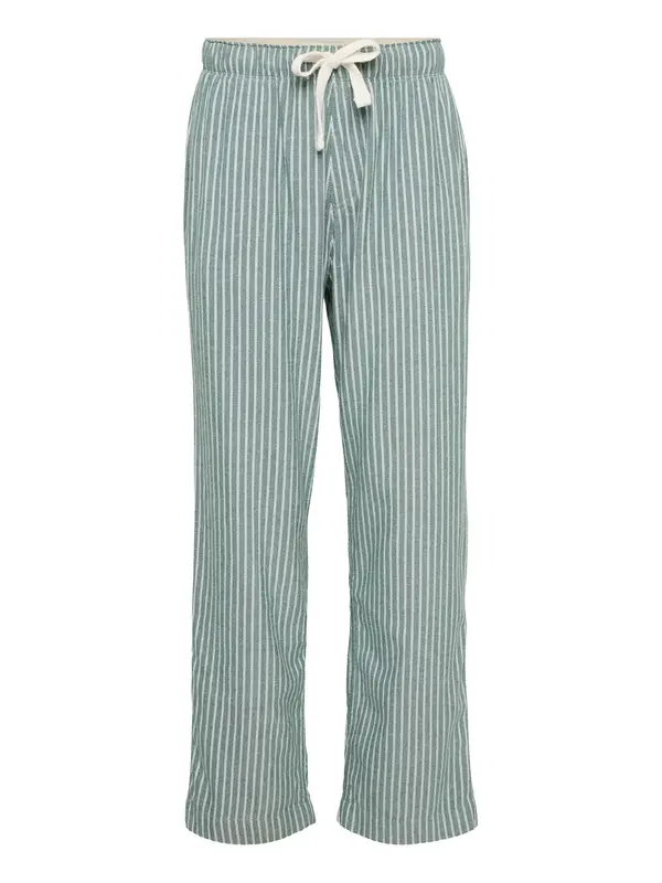 Abercrombie & Fitch Abercrombie & Fitch Pidžama hlače  smaragdno zelena / bijela