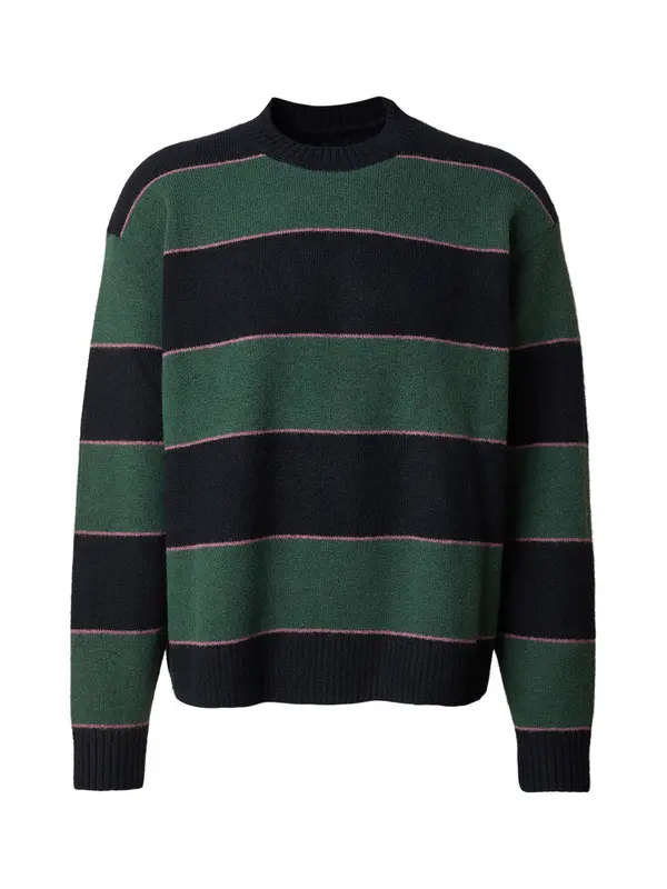 Abercrombie & Fitch Abercrombie & Fitch Pulover 'ESSENTIAL'  morsko plava / zelena / prljavo roza