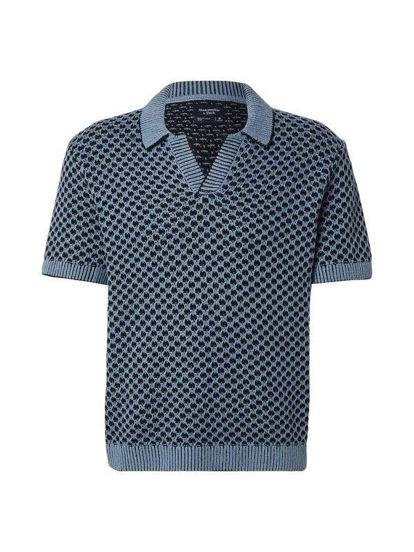 Abercrombie & Fitch Abercrombie & Fitch Pulover  mornarsko plava / golublje plava