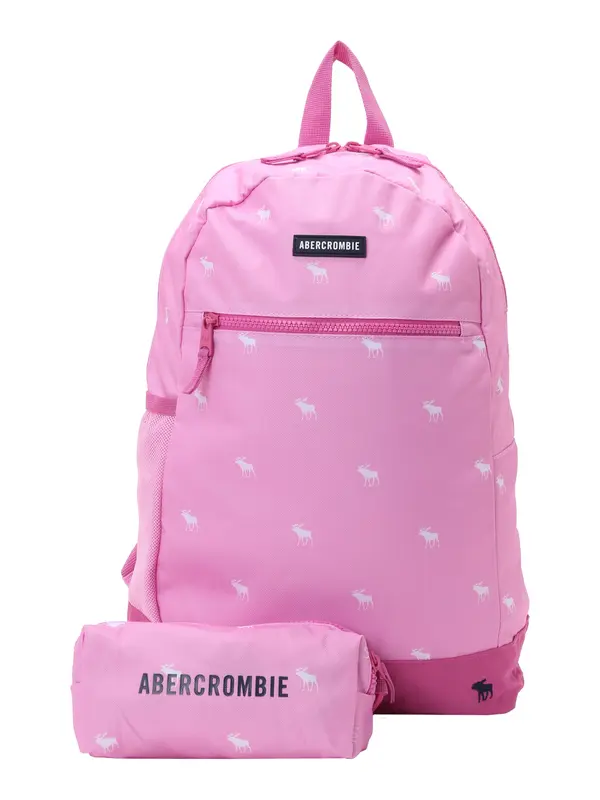 Abercrombie & Fitch Abercrombie & Fitch Ruksak  roza / bijela