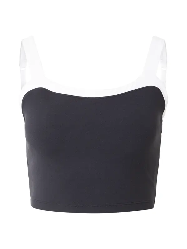 Abercrombie & Fitch Abercrombie & Fitch Sportski top 'STUDIOFLEX'  crna / bijela