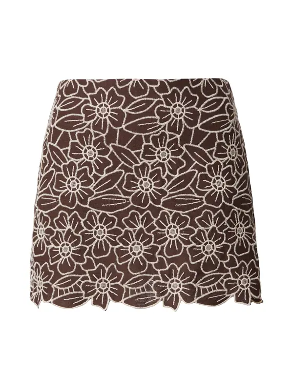 Abercrombie & Fitch Abercrombie & Fitch Suknja 'SCARLETT'  svijetlobež / smeđa
