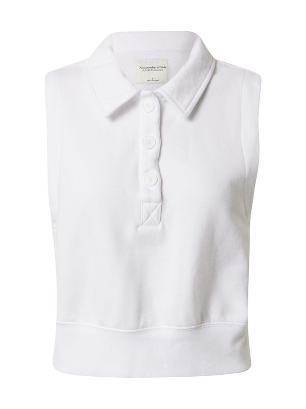 Abercrombie & Fitch Abercrombie & Fitch Sweater majica  bijela