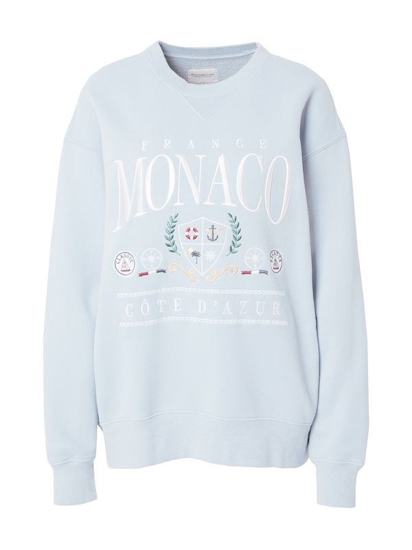 Abercrombie & Fitch Abercrombie & Fitch Sweater majica 'LUXURY DESTINATION VINTAGE'  svijetloplava / žuta / zelena / bijela