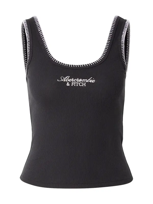 Abercrombie & Fitch Abercrombie & Fitch Top  crna / bijela
