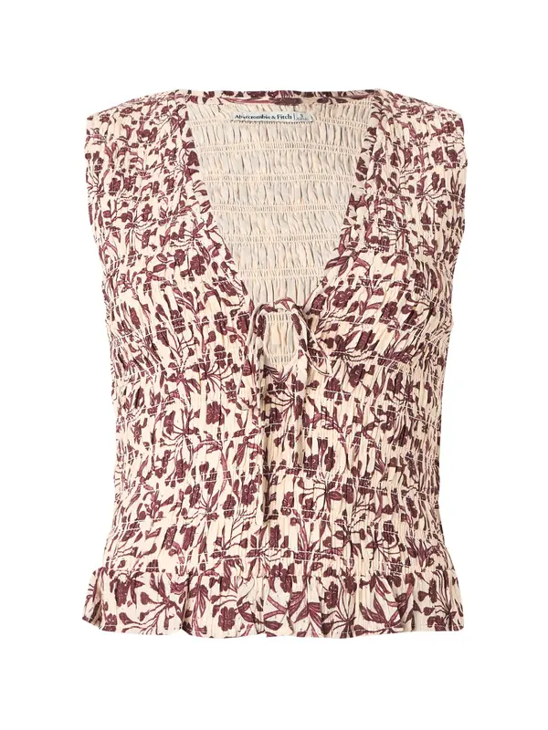 Abercrombie & Fitch Abercrombie & Fitch Top  pijesak / bordo