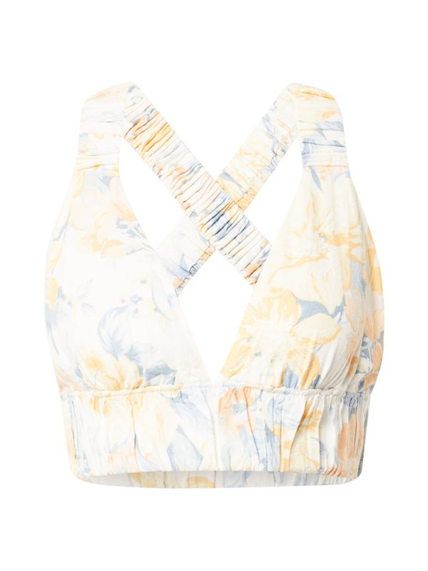 Abercrombie & Fitch Abercrombie & Fitch Top  plava / narančasta / bijela