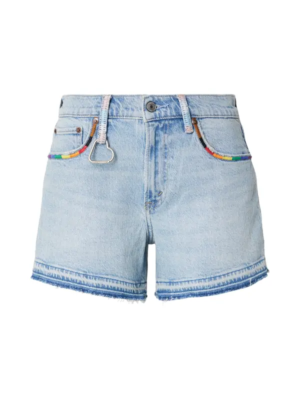 Abercrombie & Fitch Abercrombie & Fitch Traperice 'CLASSIC PRIDE'  plavi traper / sepija / žuta / trešnja crvena