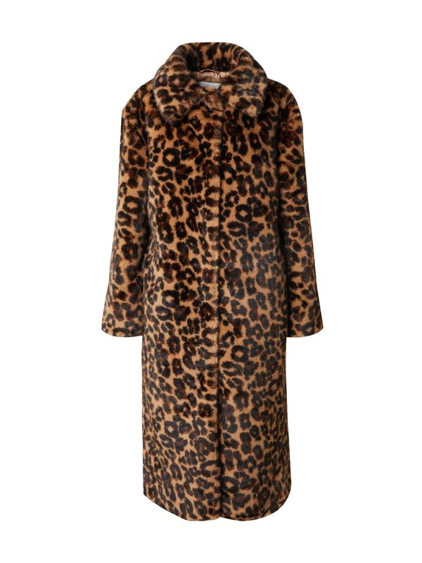 Abercrombie & Fitch Abercrombie & Fitch Zimski kaput  smeđa / tamno smeđa / crna