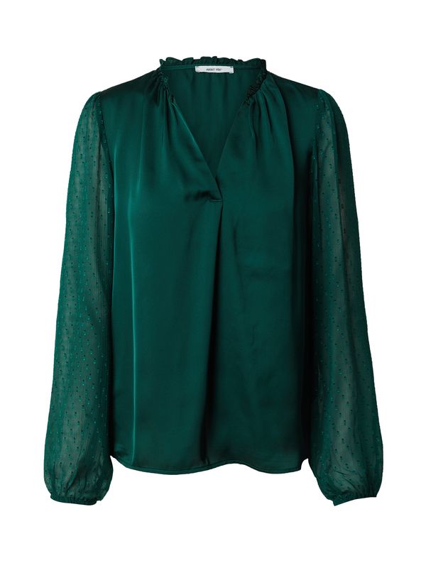 ABOUT YOU ABOUT YOU Bluza 'Laurina'  tamno zelena