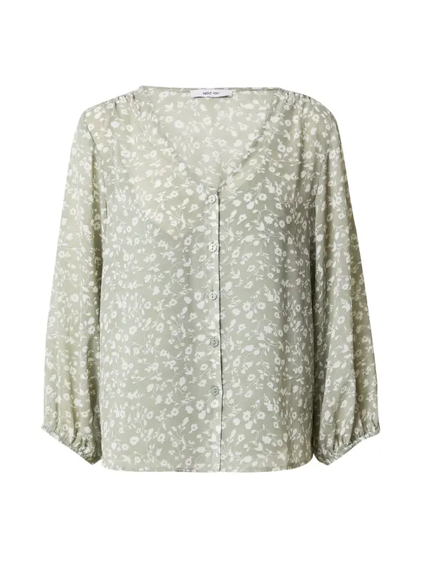 ABOUT YOU ABOUT YOU Bluza 'Marissa'  pastelno zelena / bijela