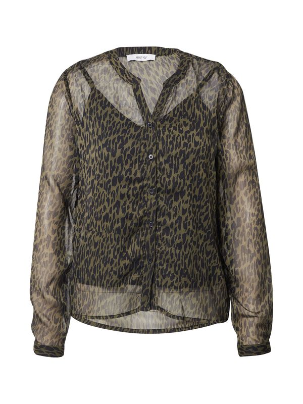 ABOUT YOU ABOUT YOU Bluza 'MIRA'  kaki / crna